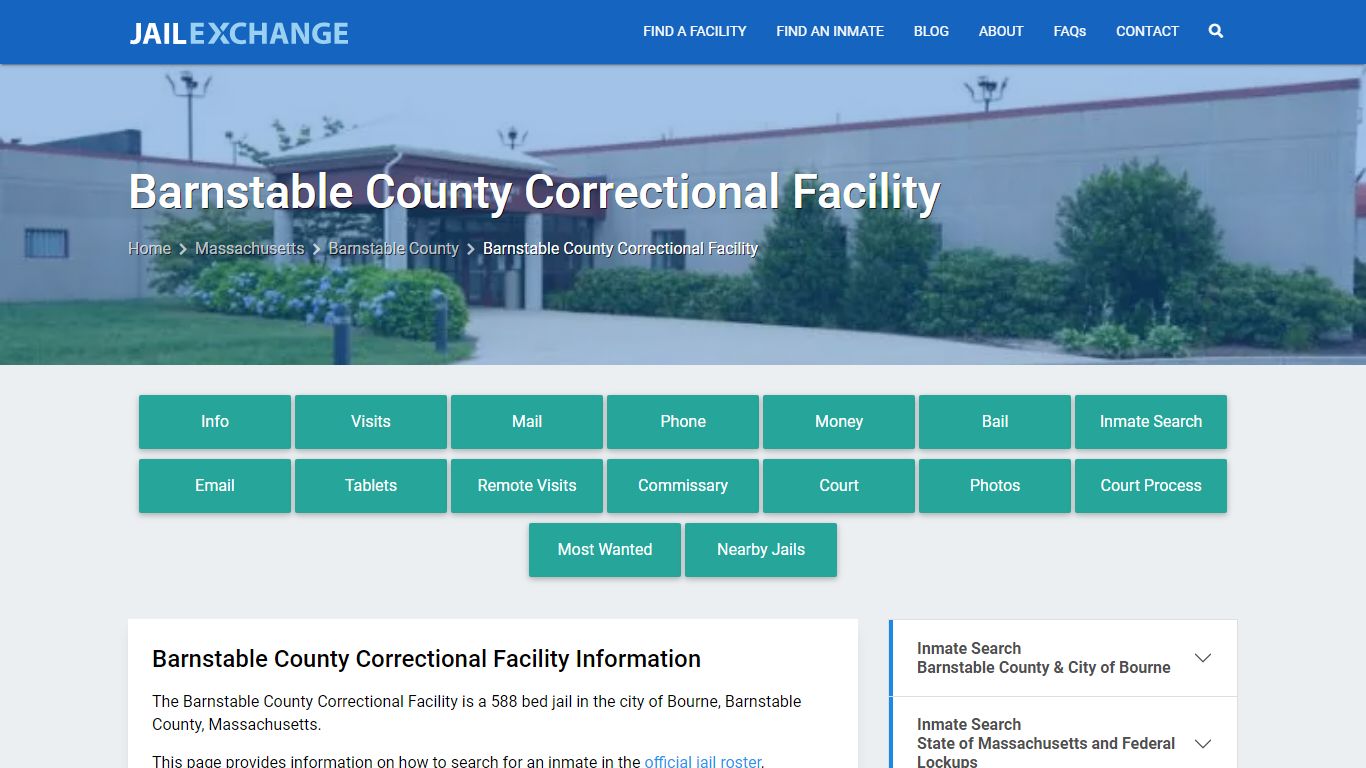 Barnstable County Correctional Facility - Jail Exchange